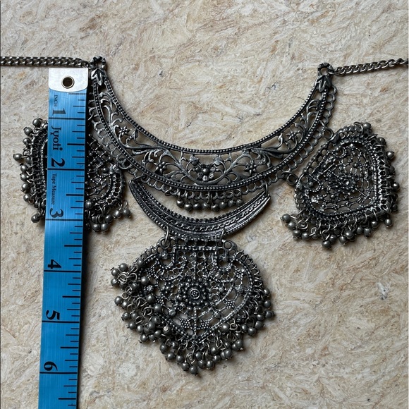 Silver Layerd Necklace - Picture 13 of 13